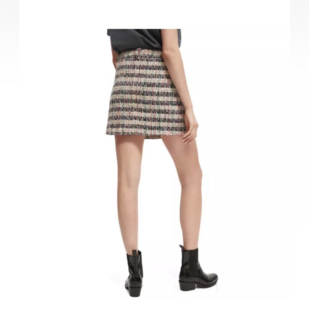Scotch & Soda Multicolor Tweed Mini Skirt - Picture 2 of 12